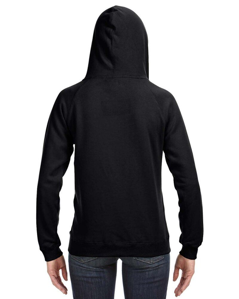 J. America JA8836 - Ladies Sydney Brushed V-Neck Hooded Sweatshirt