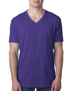 Next Level Apparel 6240 - Men's CVC V-Neck T-Shirt Purple Rush