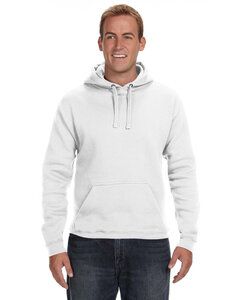 J. America JA8824 - Adult Premium Fleece Pullover Hooded Sweatshirt White