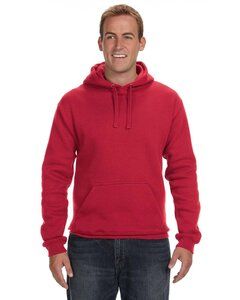 J. America JA8824 - Adult Premium Fleece Pullover Hooded Sweatshirt Red