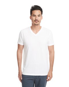 Next Level Apparel 6440 - Men's Sueded V-Neck T-Shirt White
