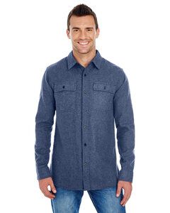 Burnside BU8200 - Men's Solid Flannel Shirt Denim