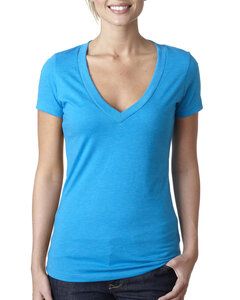 Next Level Apparel 6640 - Ladies CVC Deep V-Neck T-Shirt