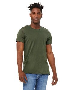 Bella+Canvas 3001U - Unisex Made In The USA Jersey T-Shirt Military Green
