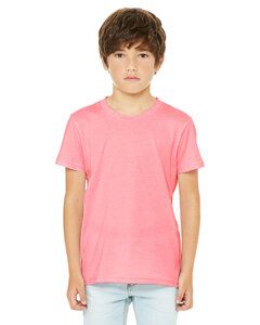 Bella+Canvas 3001YCV - Youth CVC Jersey T-Shirt Neon Pink