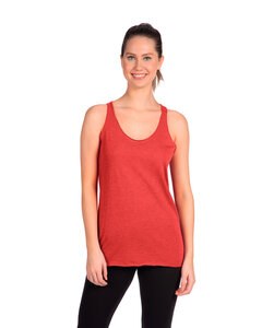 Next Level Apparel 6733 - Ladies Triblend Racerback Tank Vintage Red