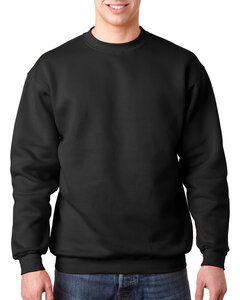 Bayside BA1102 - Adult 9.5 oz., 80/20 Heavyweight Crewneck Sweatshirt Black