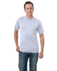 Bayside BA3015 - Unisex Union-Made 6.1 oz.Cotton Pocket T-Shirt Ash