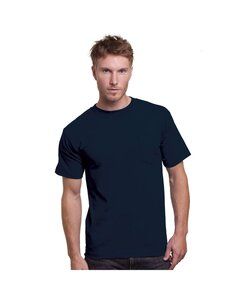 Bayside BA3015 - Unisex Union-Made 6.1 oz.Cotton Pocket T-Shirt Navy