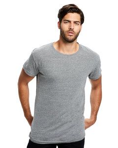 US Blanks US3400 - Men's Made in USA Skater T-Shirt Tri Grey