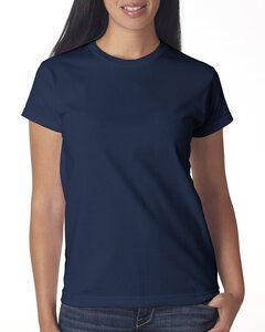 Bayside BA3325 - Ladies 6.1 oz., 100% Cotton T-Shirt Navy