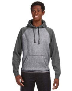 J. America JA8885 - Adult Vintage Heather Pullover Hooded Sweatshirt