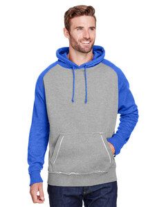 J. America JA8885 - Adult Vintage Heather Pullover Hooded Sweatshirt