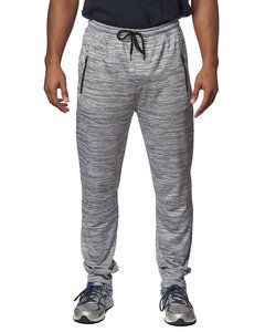 Burnside BU8801 - Men's Go Anywhere Performance Jogger Pant Heather Grey