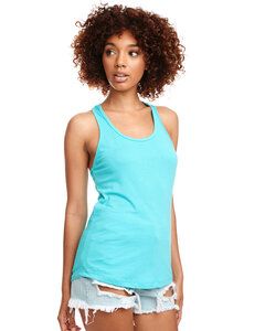 Next Level Apparel N1533 - Ladies Ideal Racerback Tank Tahiti Blue