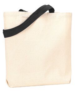 Liberty Bags 9868 - Jennifer Recycled Cotton Canvas Tote Natural/Black