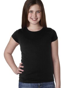 Next Level Apparel N3710 - Youth Girls Princess T-Shirt Black