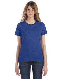 Gildan 880 - Ladies Lightweight T-Shirt Heather Blue