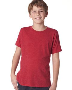 Next Level Apparel N6310 - Youth Triblend Crew Vintage Red