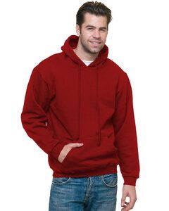 Bayside BA960 - Adult 9.5 oz., 80/20 Pullover Hooded Sweatshirt Cardinal
