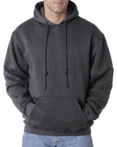 Bayside BA960 - Adult 9.5 oz., 80/20 Pullover Hooded Sweatshirt Charcoal Heather