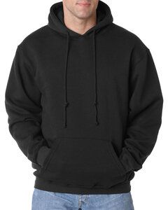 Bayside BA960 - Adult 9.5 oz., 80/20 Pullover Hooded Sweatshirt Black