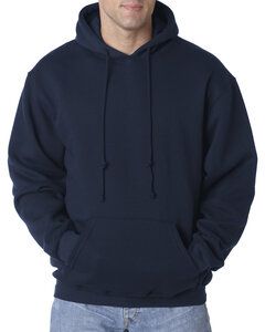 Bayside BA960 - Adult 9.5 oz., 80/20 Pullover Hooded Sweatshirt Navy