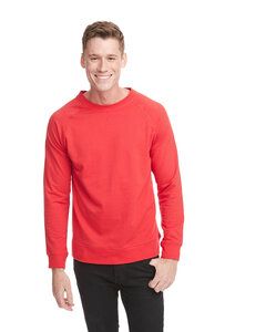 Next Level Apparel N9000 - Unisex Laguna French Terry Raglan Sweatshirt Red