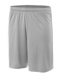 A4 N5281 - Adult Cooling Performance Power Mesh Practice Shorts Silver