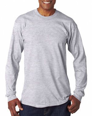 Bayside BA6100 - Adult 6.1 oz., 100% Cotton Long Sleeve T-Shirt