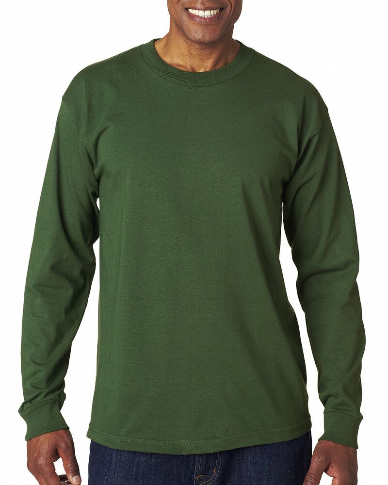 Bayside BA6100 - Adult 6.1 oz., 100% Cotton Long Sleeve T-Shirt