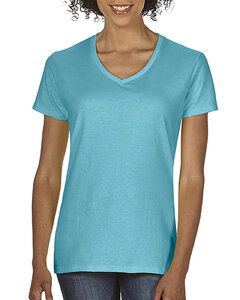 Comfort Colors C3199 - Ladies Midweight V-Neck T-Shirt Lagoon Blue