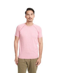 Next Level Apparel 2050 - Men's Mock Twist Raglan T-Shirt Tech Pink