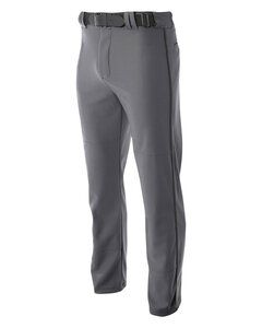 A4 N6162 - Pro Style Open Bottom Baggy Cut Baseball Pants Graphite