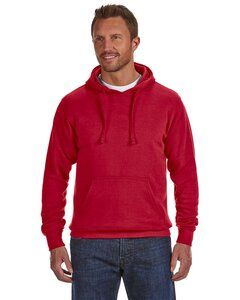 J. America JA8620 - Adult Cloud Pullover Fleece Hooded Sweatshirt Red