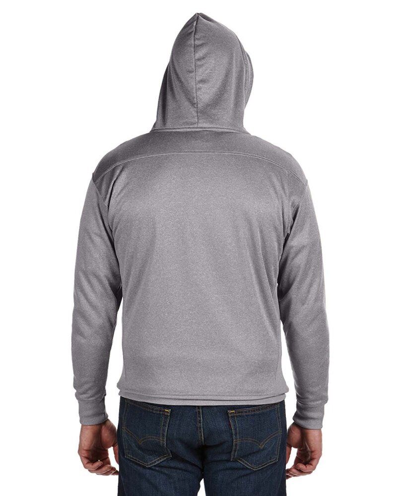 J. America JA8833 - Adult Sport Lace Poly Hooded Sweatshirt