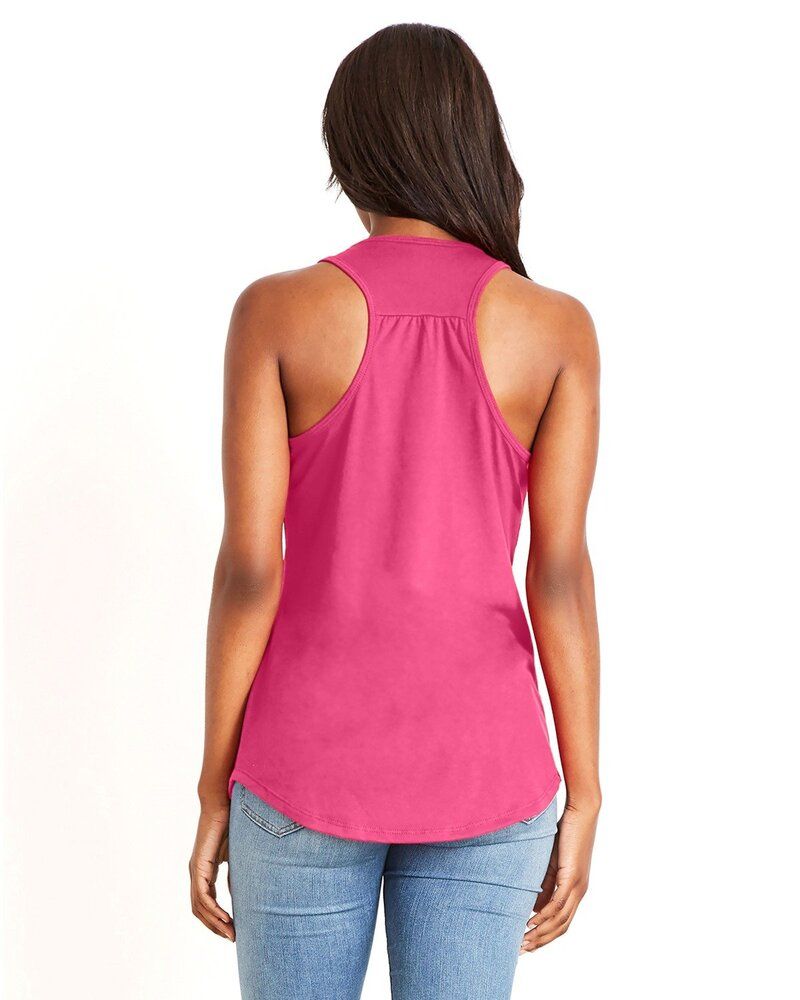 Next Level Apparel 6338 - Ladies Gathered Racerback Tank