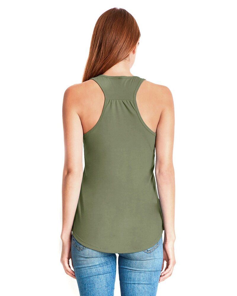 Next Level Apparel 6338 - Ladies Gathered Racerback Tank