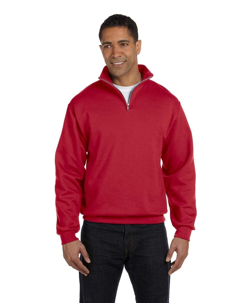 Jerzees 995M - Adult NuBlend® Quarter-Zip Cadet Collar Sweatshirt