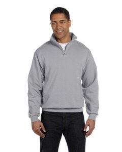 Jerzees 995M - Adult NuBlend® Quarter-Zip Cadet Collar Sweatshirt Oxford