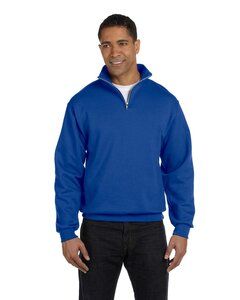 Jerzees 995M - Adult NuBlend® Quarter-Zip Cadet Collar Sweatshirt Royal