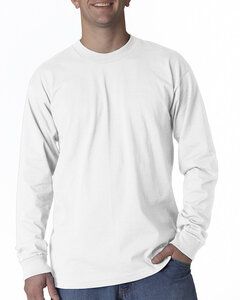 Bayside BA2955 - Unisex Union-Made Long-Sleeve T-Shirt White