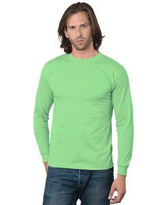 Bayside BA2955 - Unisex Union-Made Long-Sleeve T-Shirt Lime Green