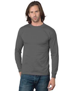 Bayside BA2955 - Unisex Union-Made Long-Sleeve T-Shirt Charcoal