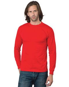 Bayside BA2955 - Unisex Union-Made Long-Sleeve T-Shirt Red
