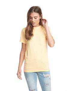 Next Level Apparel 7415 - Adult Inspired Dye Crew with Pocket Blonde