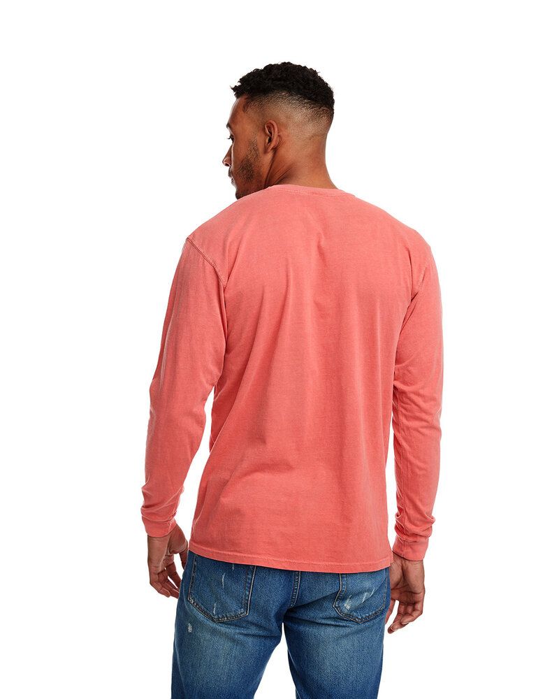 Next Level Apparel 7451 - Adult Inspired Dye Long-Sleeve Crew with Pocket