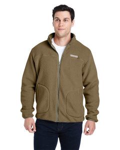 Columbia 1911111 - Men's Rugged Ridge II Sherpa Full-Zip Fleece Jacket Stone Grn Shark