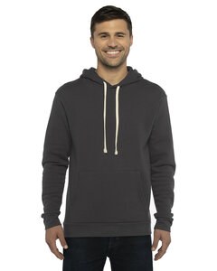 Next Level Apparel 9303 - Unisex Santa Cruz Pullover Hooded Sweatshirt Graphite Black