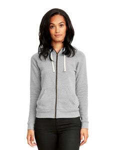 Next Level Apparel 9603 - Ladies Malibu Raglan Full-Zip Hooded Sweatshirt